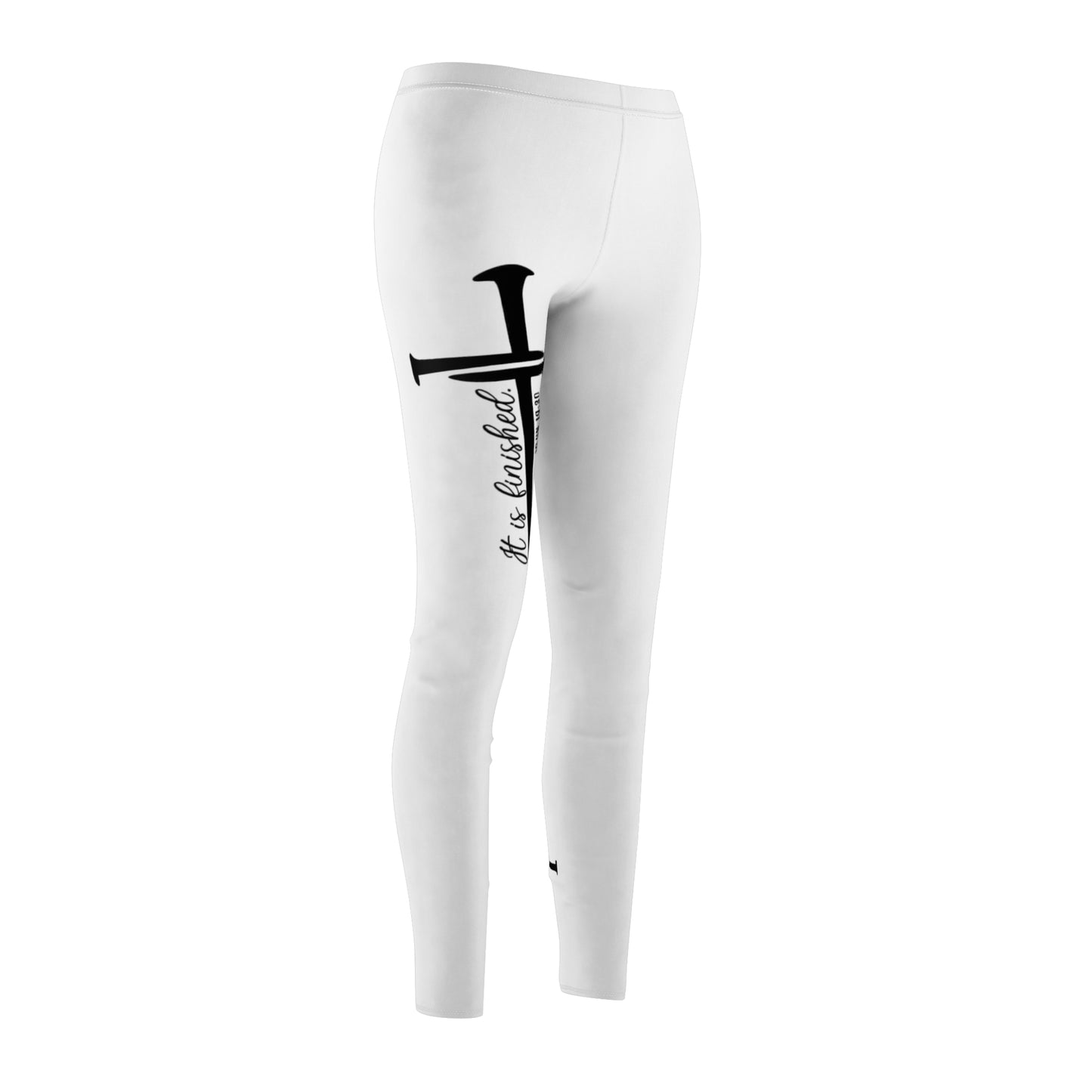 White Cross Leggings