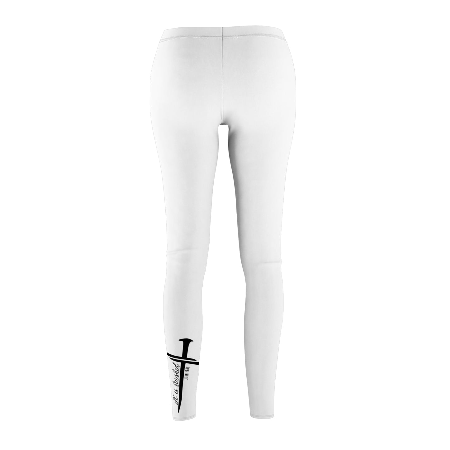 White Cross Leggings