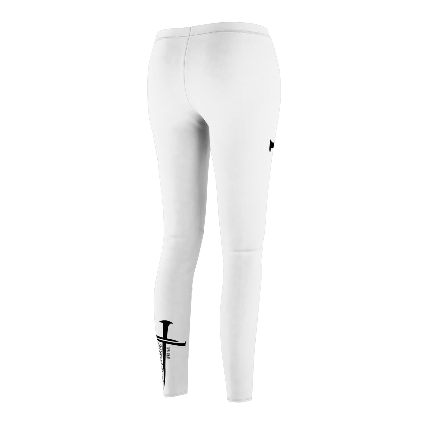 White Cross Leggings