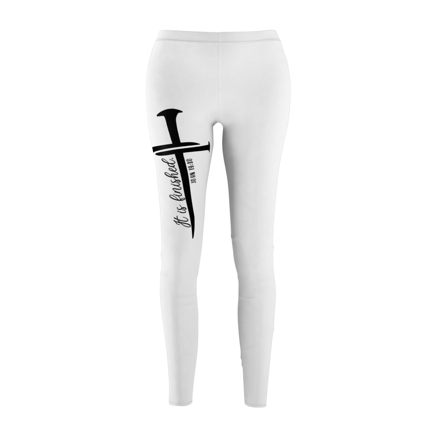 White Cross Leggings